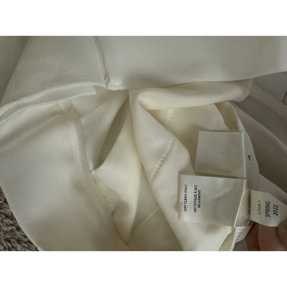 LITA BY CIARA SPARK SHORT IN VISCOSE CREPE IN White WOMEN’S SIZE 8 New - Picture 10 of 13